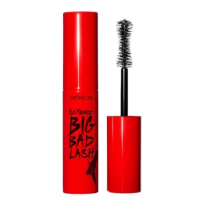 Revlon Mascara, So Fierce Big Bad Lash Eye Makeup, Volumizing, Lasts up to 24 Hours, No Clump, Smudge-Proof, Flake-Free, 760 Blackest Black, 0.34 fl oz