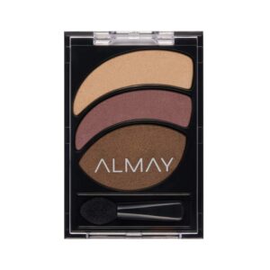 Almay Shadow Trio Palette, Longlasting Smoky Eyeshadow Makeup, Three Shades, Hypoallergenic, 020 Smoldering Embers, 0.19 oz
