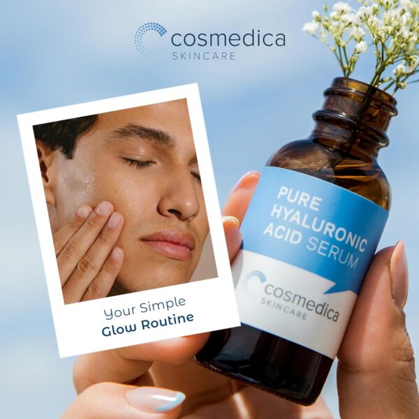 Hyaluronic Acid Serum for Skin 100% Pure Anti Aging Serum Intense Hydration Moisture Non greasy Paraben free, Wrinkle Reducing and Brightening Serum (Pro Formula) 2oz