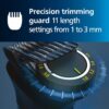 Norelco Philips Multigroom 9000 Series, All-in-One Trimmer, Beard Trimmer and Hair Clipper, 25-Piece/27-Length Men's Grooming Kit for Beard, Face, Nose, Ear and Body, Travel Kit, MG9522/50