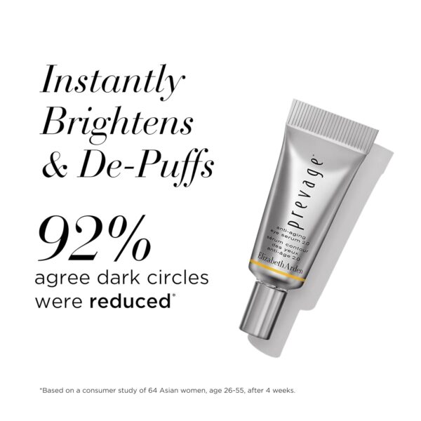 Elizabeth Arden PREVAGE Anti-Aging Face Serum 2.0 for Women, Brightening & Dark Spot Correcting Skincare, With Antioxidant Idebenone Technology