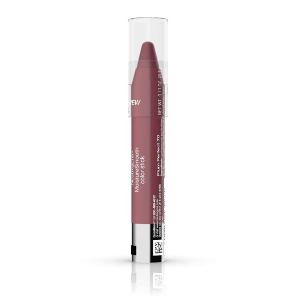 Neutrogena Moisturesmooth Color Lipstick, 70 Plum Perfect, .011 Oz.