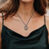 INFUSEU Unique Initial Necklaces for Women Girls Small Heart Letter Jewelry, Meaningful Personalized Gifts