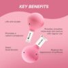 Skin Gym Facial Cupping Set, Glass Face Cupping Tool for Massage Therapy, Sculpting, & Toning Chin, Jawline & Neck, 2 Piece