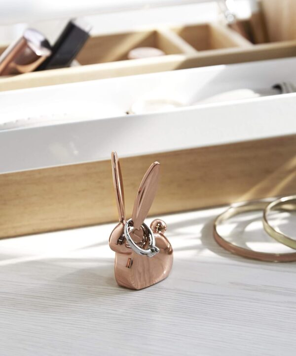 Umbra Anigram Bunny Ring Holder for Jewelry, Copper