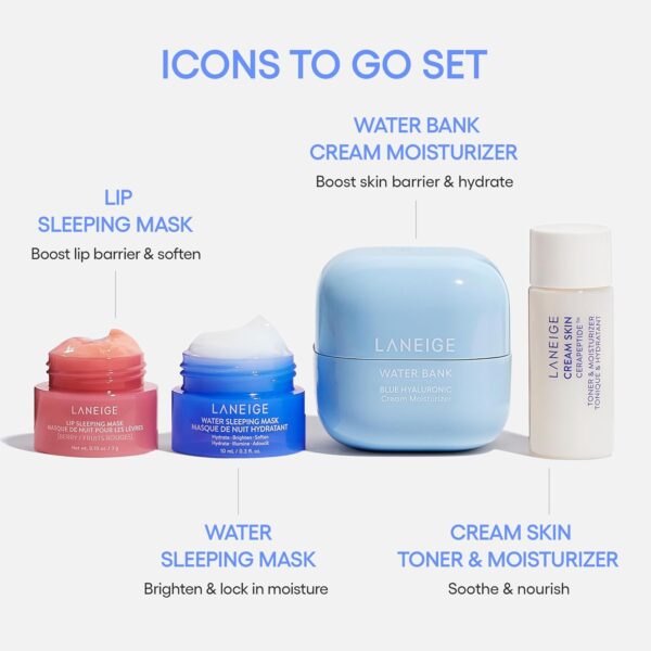 LANEIGE Water Bank Blue Hyaluronic Moisturizer: Barrier-Boosting Hydration, Squalane, Ceramide, Dermatologist-tested