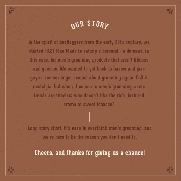 18.21 Man Made Men's Book of Good Grooming Gift Set