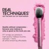 Real Techniques 11 Piece Travel Fantasy Mini Brush Set, Travel Size Makeup Brushes For Foundation Eyeshadow, Powder, Blush, Contour, & Concealer, Makeup Bag Included, Gift Set, Cruelty-Free