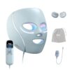 Shark CryoGlow LED Face Mask (FSA/HSA Eligible*) with Under-Eye Cooling, Anti-Ageing & Blemish Repair, Red & Blue LED, Infrared Light Therapy, USB-C, Remote Control, Storage Bag, Blue Frost, FW312
