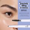 e.l.f. Instant Lift Brow Pencil, Dual-Sided, Precise, Fine Tip, Shapes, Defines, Fills Brows, Contours, Combs, Tames, Blonde, 0.006 Oz