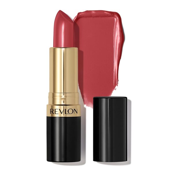 Revlon Super Lustrous Lipstick, Creamy Formula For Soft, Fuller-Looking Lips, Moisturized Feel, 225 Rose Wine, 0.15 oz