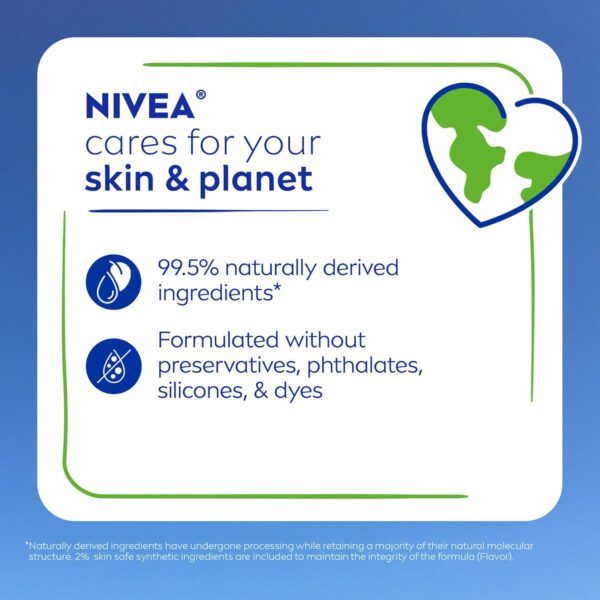 NIVEA Moisture Lip Care, Skin Care Gifts for Mom, Hydrating Lip Balm with Shea Butter, Nourishing Oils and Vitamin C & E, 3-in-1 Moisture, Repair and Nourish, 0.17 Oz Stick, Pack of 4