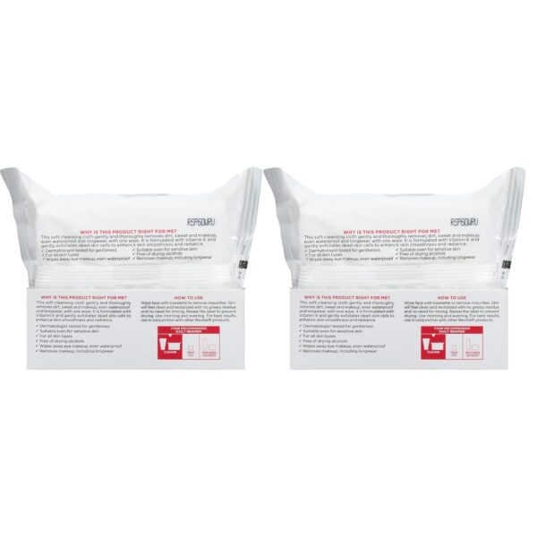 L'Oreal Paris Revitalift Makeup Removing Facial Cleansing Towelettes with Vitamin E 30 ct. (Pack of 2)