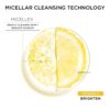 Garnier Micellar Water with Vitamin C, Facial Cleanser & Makeup Remover, Brightening & Hydrating, For All Skin Types, Vegan, Cruelty Free, 13.5 Fl Oz (400mL), 1 Count