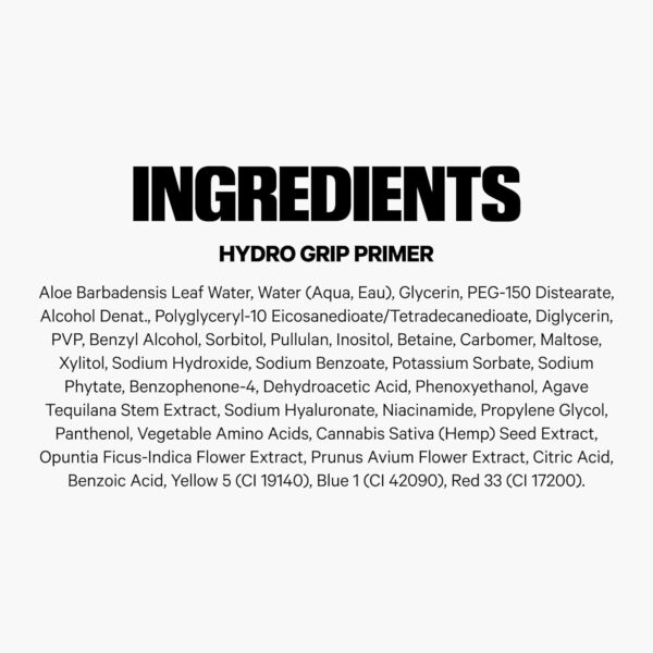 Milk Makeup Hydro Grip Primer with Hyaluronic Acid + Niacinamide – Hydrating Face Primer Grips Makeup for Up to 12 Hours – Silicone-Free, Lightweight Gel with Dewy Finish – 0.33 oz