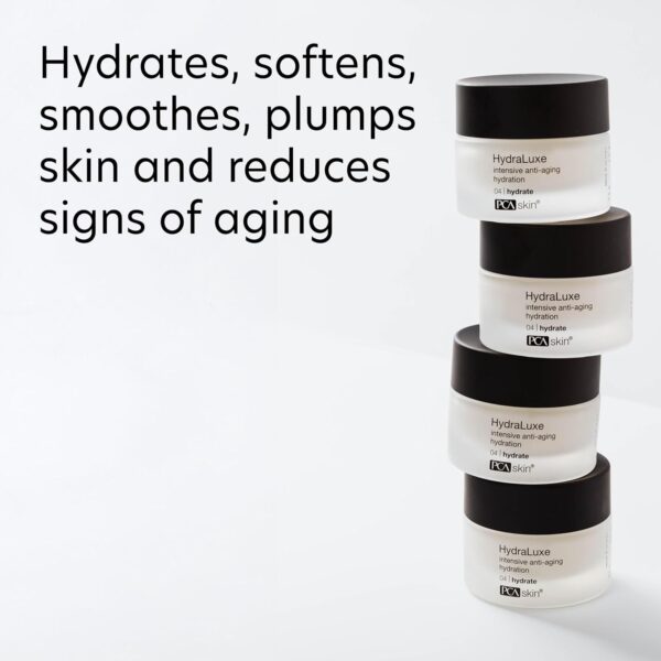 PCA SKIN HydraLuxe Anti Aging Cream, Deeply Moisturizing Cream for Day and Night Use, Improves Moisture Retention in Skin and Smoothes Fine Lines and Wrinkles, Hydrating Face Moisturizer, 1.8 oz Jar