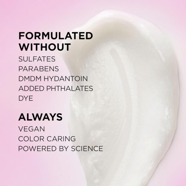 L'Oreal Paris Glossing Sulfate Free Conditioner with Glycolic Acid, Hair Care for Lasting Shine and Smoothness for Dull, Dry Hair, EverPure, 6.8 Fl Oz