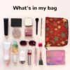 Christmas Star Makeup Bag For Women, Waterproof Linen Travel Cosmetic Organizer Lightweight Zipper Travel Toiletry Bag Organizer Makeup Brushes Storage Bag