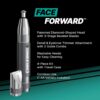 Conair Men Ear, Nose, and Eyebrow Trimmer, Patent 360 Bevel Blade for No Pull, No Snag Trimming Experience, 5-piece Kit with Travel Case