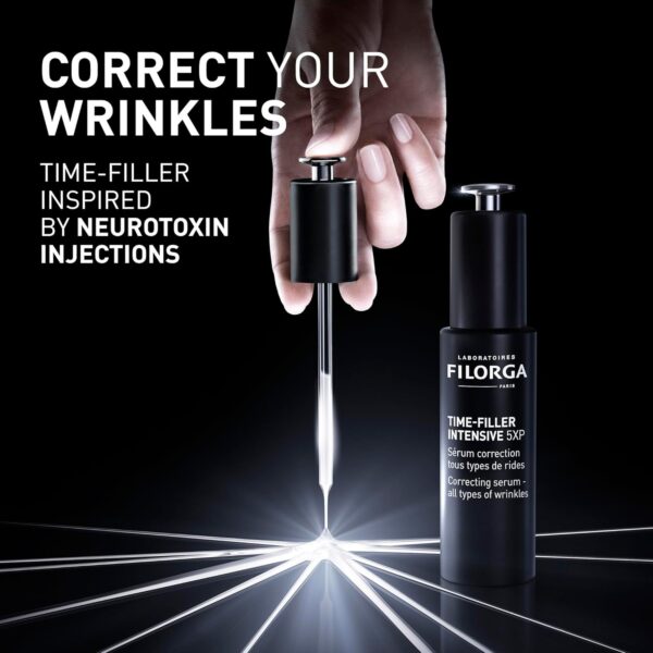 Filorga Anti-Aging Time-Filler Intensive 5XP Face Serum, Anti-Aging Serum for Fine Lines and Wrinkles, 1 oz