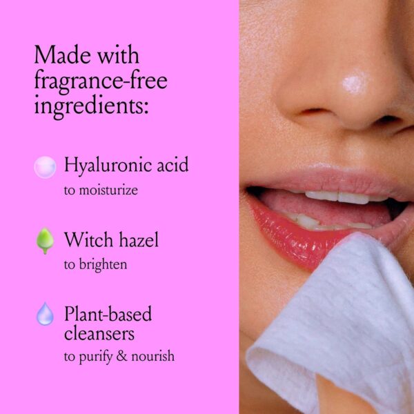 Billie - Wonder Wipes - Makeup-Removing Face Wipes - With Hyaluronic Acid and Witch Hazel - 25 count, Packaging may vary