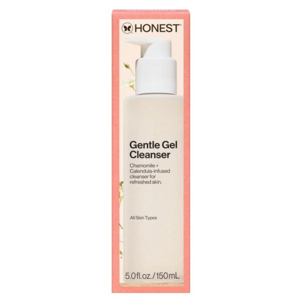 Honest Beauty Gentle Gel Daily Face Cleanser | Calms, Refreshes, + Hydrates | Vegan + Safe for Sensitive Skin | 5 fl oz