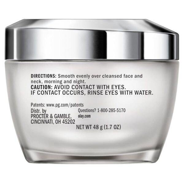 Olay Collagen Peptide Face Moisturizer, Firming Cream for Women, Fragrance-Free, Non-Greasy - Hydrating, Anti-Aging, Anti-Wrinkle, Smooth Fine Lines, Plumping Skin Care - Niacinamide, 1.7 Oz
