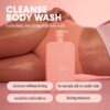 MONDAY HAIRCARE Cleanse Body Wash 30oz – For Oily to Combination Skin with Invigorating Ingredients Grapefruit Extract, Hyaluronic Acid and Coconut Oil