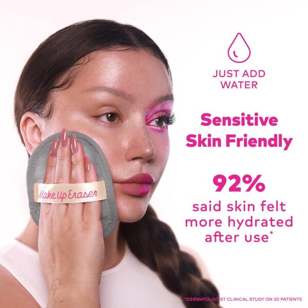 7-Day Set, Erase All Makeup with Just Water, Including Waterproof Mascara, Eyeliner, Foundation, Lipstick, Sunscreen, and More! 7ct