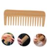 Hemoton Wooden Wide Hair Comb Detangle Hair Styling Tool for Women Salon Hairdressing Use