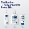 CETAPHIL ECZEMA RESTORADERM Soothing Moisturizer, For Eczema Prone Skin, 16 oz, Fewer Symptom Flare-Ups, 48 Hour Hydration, 1% Skin Protectant Colloidal Oatmeal, Steroid Free, Doctor Recommended Brand