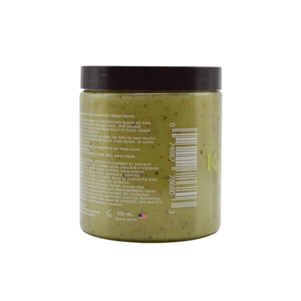 Kuza 100% Indian Hemp Hair & Scalp Treatment - Improves Dry Hair and Scalp Health - JUMBO SIZE 18 oz