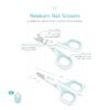 Little Martin's: Baby Nail Care Kit - Blue - 4pc Grooming Set, 1 Clipper, 2 Scissors, 1 Tweezer, Storage Case, Ergonomic Design, Infant-Baby-Kids