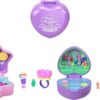Polly Pocket Collector Dolls & Compact Playset, Heritage Ring Box 3 Pack, Keepsake Collection Jewelry Case