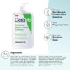 CeraVe Hydrating Cream To Foam Cleanser, Makeup Remover Face Wash For Dry Skin, Foaming Facial Cleanser With Hyaluronic Acid, Normal To Dry Skin, Fragrance Free & Non Comedogenic, 19 Fluid Ounce