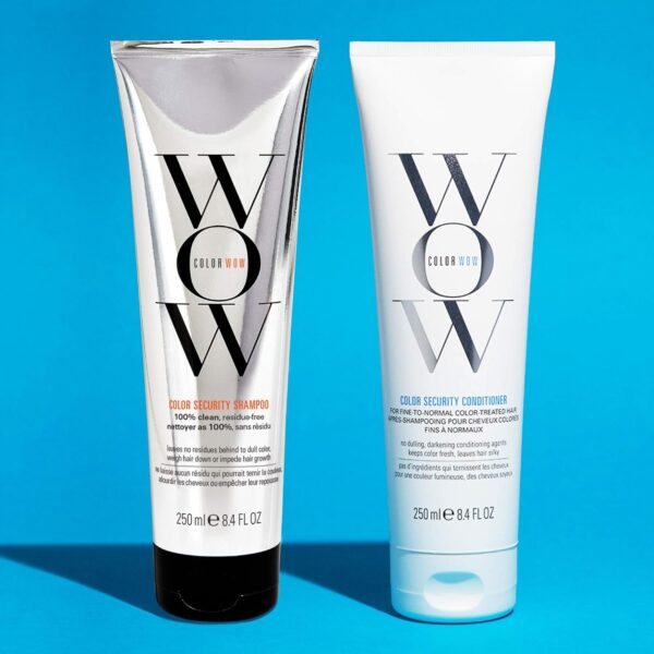 COLOR WOW Dream Clean Duo - 100% clean, sulfate-free COLOR SECURITY SHAMPOO and weightless COLOR SECURITY CONDITIONER| Achieve Super Glossy, Hydrated Hair