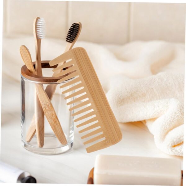 Hemoton Wooden Wide Hair Comb Detangle Hair Styling Tool for Women Salon Hairdressing Use
