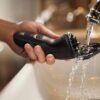 Philips Norelco Shaver 2400 Series, Wet and Dry Electric Shaver, Pop-up Trimmer, P-Cap, Deep Black, Model X3001/90