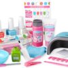 Melissa & Doug Love Your Look Pretend Nail Care Play Set – 20 Pieces for Mess-Free Play Mani-Pedis (DOES NOT CONTAIN REAL COSMETICS) , Pink