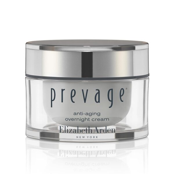 Elizabeth Arden PREVAGE Anti Aging Night Cream, Intensive Overnight Face Cream for Women, Helps Minimize Lines, Wrinkles, and Sun Damage, Works Overnight to Repair and Rejuvenate Skin, 1.7 oz Jar