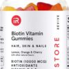 iRestore Hair Gummy Vitamins, Vegan Biotin Gummies for Hair Skin and Nails Gummies, Hair Gummies, Biotin Gummies for Hair Growth Biotin Vitamins Hair Vitamins Gummies for Women & Men, Biotin 10000mcg