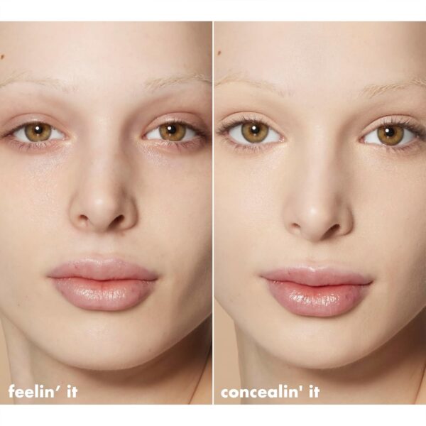 e.l.f. Hydrating Camo Concealer, Covers Blemishes & Under-Eye Circles, Full-Coverage & Delivers A Satin Finish, Vegan & Cruelty-Free, Light Ivory