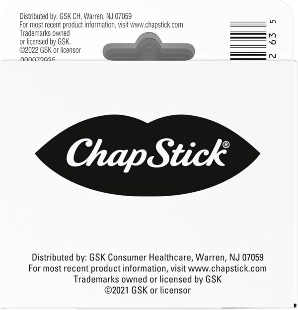 ChapStick Classic Medicated Lip Balm Tubes, Chapped Lips Treatment and Skin Protectant - 0.15x12 Oz