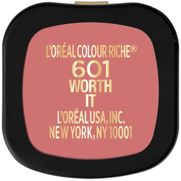 L'Oreal Paris Colour Riche Intense Volume Matte Lipstick, Lip Makeup Infused with Hyaluronic Acid for up to 16HR Wear, Worth It, 0.06 Oz