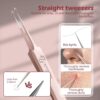 WSYUB Professional Facial Blackhead Remover Tweezers,Extractor Acne Removal, Pimple Popper Tool kit, Clip for Whiteheads, Acne Clip, Ingrown Hairs Tweezers, Blackheads Tweezers