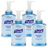 PURELL Brand HEALTHY SOAP Gentle & Free Foam, Fragrance-Free, 17.4 fl oz Hand Soap Table Top Pump Bottle (Pack of 4) - 5016-04