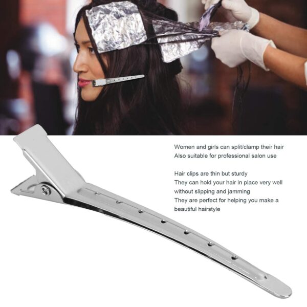 HAIR CLIP STAINLESS STEEL DURABLE SPRING HAIRSTYLING TOOL 36PCS SALON HOME