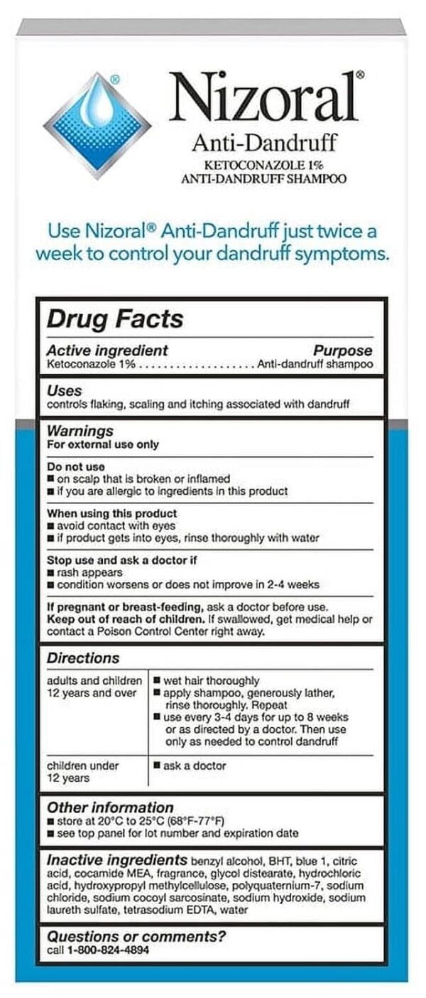 Nizoral Anti-Dandruff Shampoo, 7 Oz + Deep Moisturizing Conditioner, 9.4 Oz Bundle