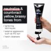 milk_shake Icy Blond Conditioner - Black Pigment Silver Conditioner for Very Light Blond and Platinum Hair