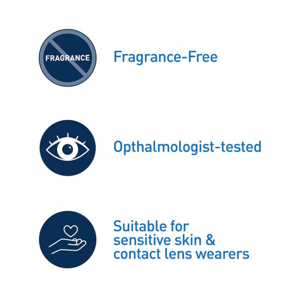 CeraVe Eye Makeup Remover with Hyaluronic Acid and Ceramides, Waterproof, Non-Comedogenic, Fragrance Free, Non-Greasy & Ophthalmologist Tested, 4 Ounces